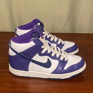 Nike Dunk Hi Electro Purple Midnight Navy PS  DH9751-100 Youth size 6.5Y